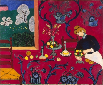 La Desserte rouge par Henri Matisse 350